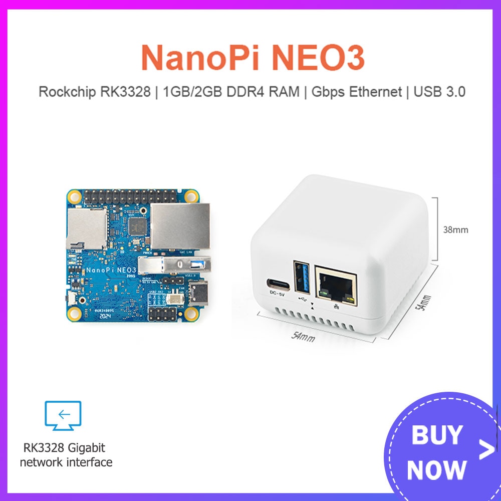 NanoPi-NEO3 1GB/2GB DDR4 RK3328 Cortex A53  ..
